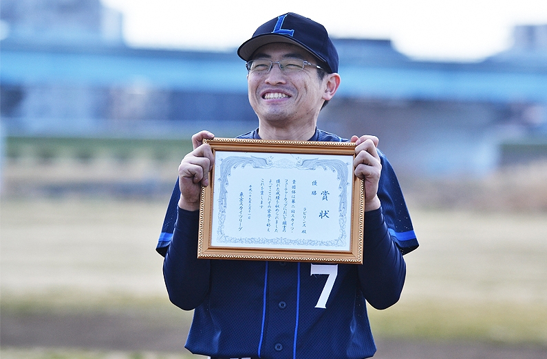 試合MVPに笑顔がおこぼれる小田 義裕(7)
