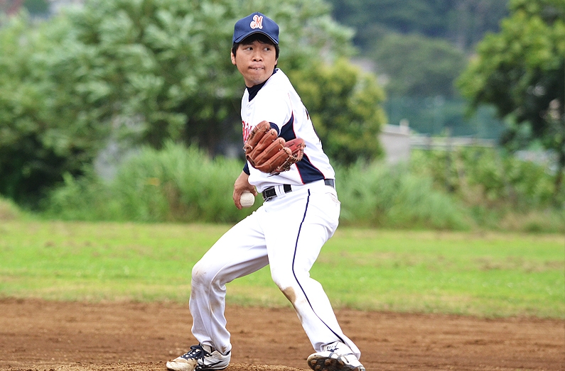 攻守にわたってマジョリカを支える疋田。野球巧者がどうゲームをリードするか注目だ