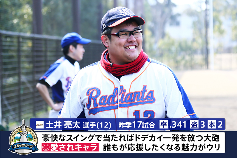 Blue Radiantsの土井 亮太(12)選手